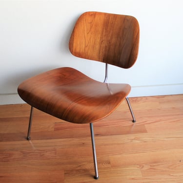 First Generation Eames Lcm Walnut Evans Plywood Side Chair 