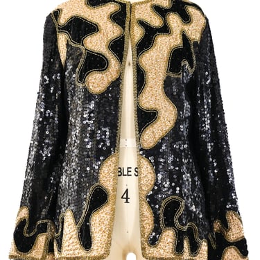 Judith Ann Quilted Sequin Jacket