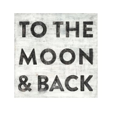 To The Moon and Back Art Print