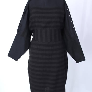 Takezo Japanese Woven Striped Dress