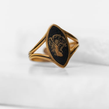 Adjustable Gold Plated Carp Ring
