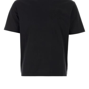 Palm Angels Man Black Cotton T-Shirt
