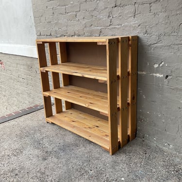 Crate Style Pine Bookcase