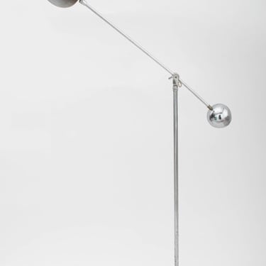 Sonneman Style Chrome Articulated Floor Lamp