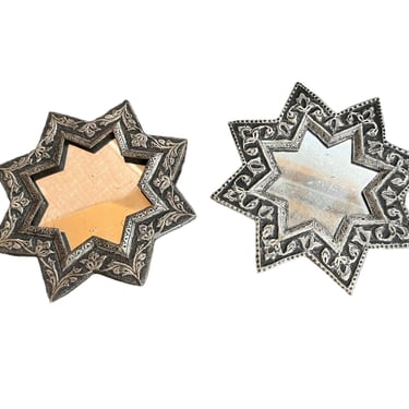 Metal Star Wall Mirror (Set of Two) 