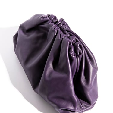 BOTTEGA VENETA Purple Large Pouch Clutch