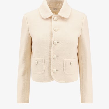 Celine Woman Blazer Woman Beige Blazers E Vests