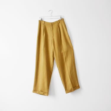 vintage 90s GAP linen high waist trousers 