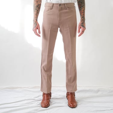 Vintage 70s Wrangler Khaki Sta Prest Bootcut Pants Unworn w/ Tags | Made in USA | Size 33x32 | DEADSTOCK | 1970s Wrangler Flare Leg Pants 