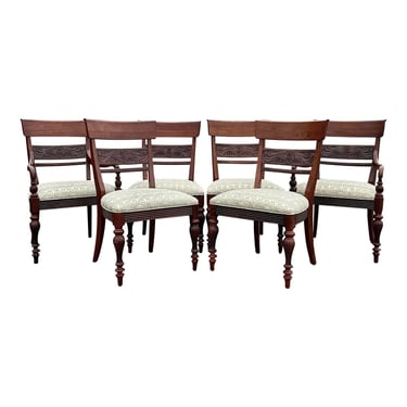 Ethan Allen Mackenzie British Classics Dining Chairs - Set of 6 