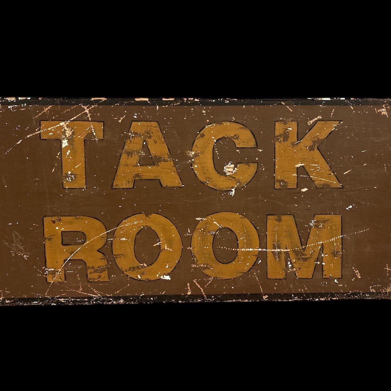 Vintage Wooden “TACK ROOM” Barn Sign | Original Equestrian | Farmhouse ...