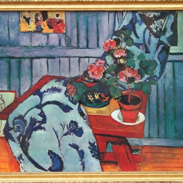 Henri Matisse, Nature morte au geranium, Poster 