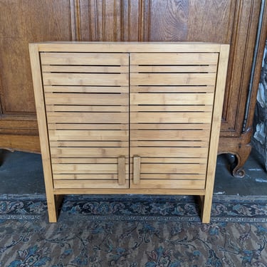 Short Bamboo Cabinet 26 x 27.75 x 10.25