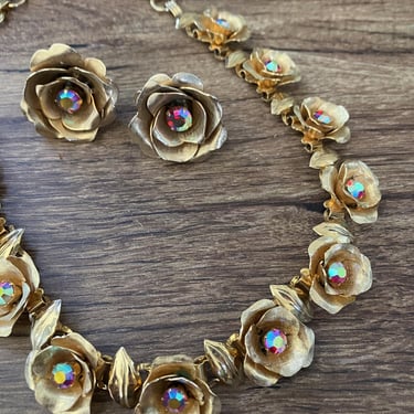 Coro Vintage Necklace and Earrings | Mid-Century Vintage Jewelry | Coro Vintage Jewelry | Vintage Jewelry Set 