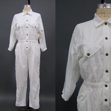 Vintage 1990s Diane Von Furstenberg Jumpsuit, Vintage Coveralls, Vintage Bohemian Hippie, 90s Utility, Size Medium by Mo