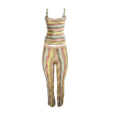 Missoni Multicolor Stripe Pant Set