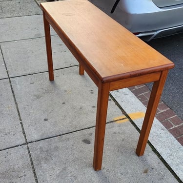 Danish Modern Style Sofa Table. 16x48x29
