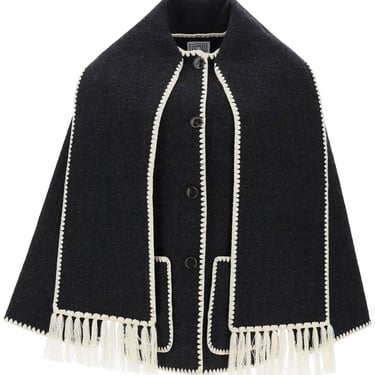 Toteme Embroidered Scarf Jacket Women
