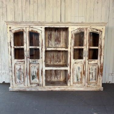 Delightfully Distressed 4 Door Cabinet