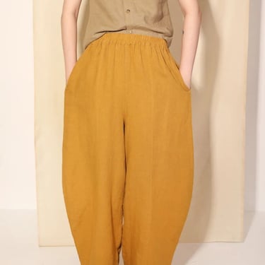 L.F.Markey Basic Linen Trouser - Dijon on Garmentory