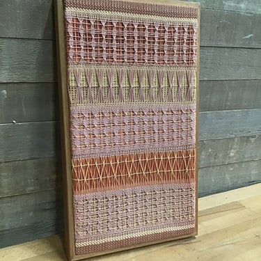 Woven Art in Wood Frame (Tacoma)