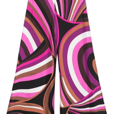 Pucci Women Printed Silk Trousers