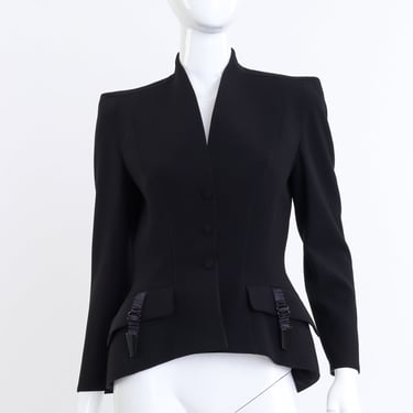 Wool Peplum Blazer