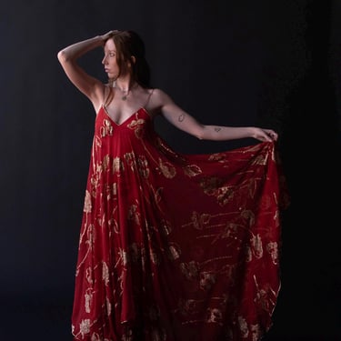 1970s Chiffon Gown | Lesely Sandra 