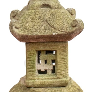 Cement Pagoda Garden Ornament