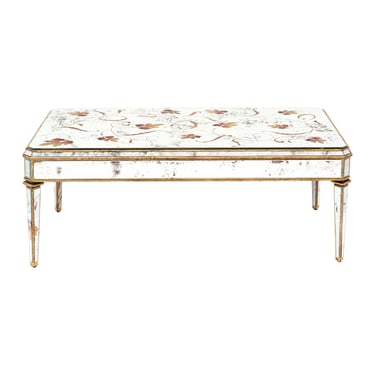 Art Deco Style French Mirrored Coffee Table