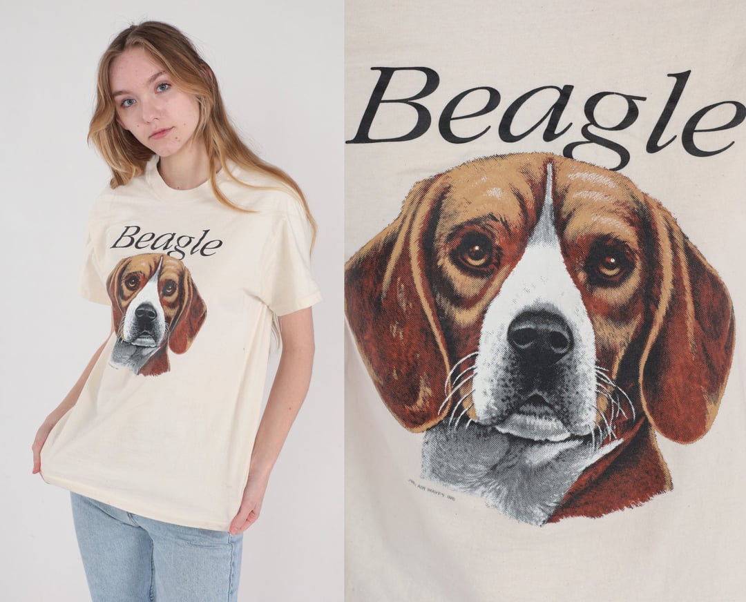 Beagle Shirt 90s Dog Breed T-Shirt Dogs Puppy Graphic Tee | Shop