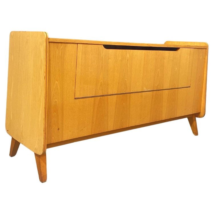 Midcentury ash wood dresser by F.Jirák for Tatra, 1960s, Czechoslovakia 