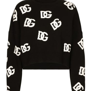 Dolce & Gabbana Women Pullover Collo Alto Logo