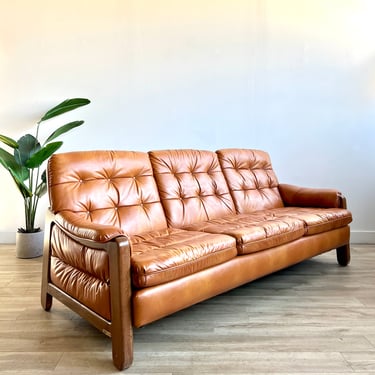 Vintage Vegan leather Sofa