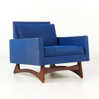 Adrian Pearsall for Craft Associates Mid Century Walnut Lounge Chair - mcm 