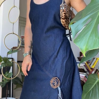 VTG Y2K Stretch Denim Dress 