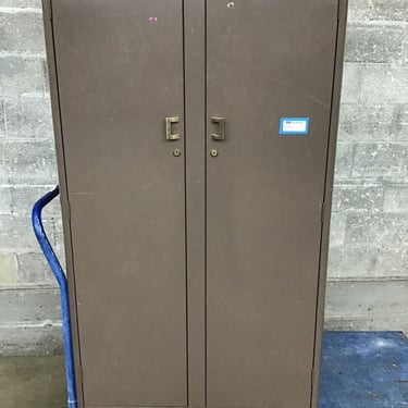 Vintage Steel Armoire (Seattle)