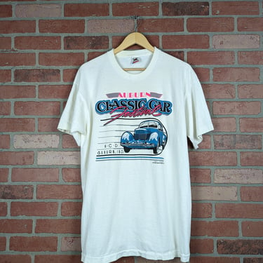 Vintage 90s Auburn Classic Car Festival ORIGINAL Car Fest Tee - Extra Large 