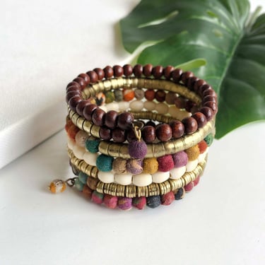 Kantha Bracelet | Coil