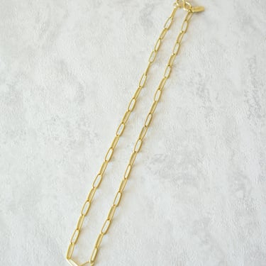 Petite Bambu Chain Link Necklace