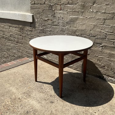 MCM Laminate Top Side Table