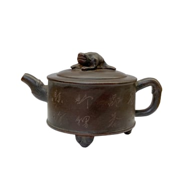 Chinese Handmade Yixing Zisha Clay Teapot With Artistic Accent ws2249E 