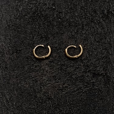 Kara Yoo Jane Hoops, Gold Vermeil