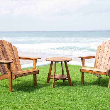 Adirondack Chair - Handmade Furniture- Outdoor Furniture - Patio - Deck - Porch - Backyard - Sustainable wood- Accent chair- Rustic decor 