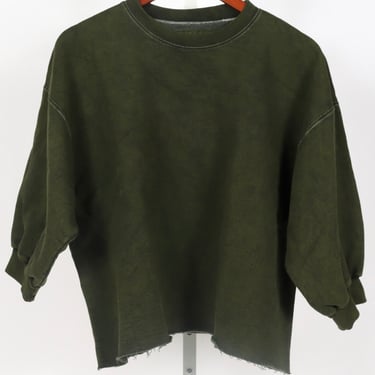 Fond Sweatshirt - Acid Sweat - Olive