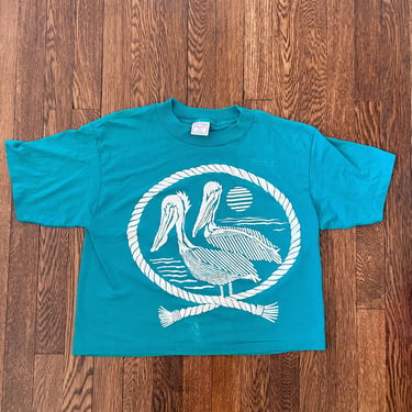 Vintage Boxy Pelican Shirt | Size SM 