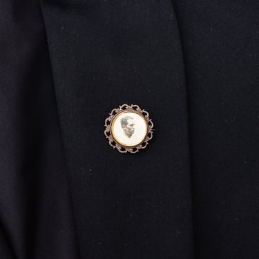 19th century french portrait brooch iv