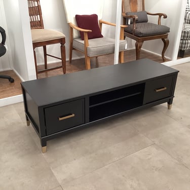 Black & Gold TV Stand