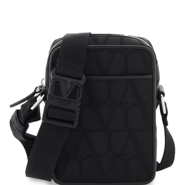 Valentino Garavani Small Black Iconographe Crossbody Bag Men