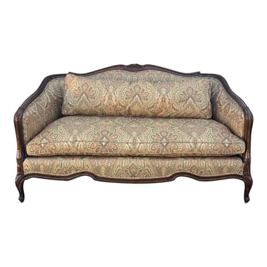 Late 20th Century Louis XV French Settee Sofa 